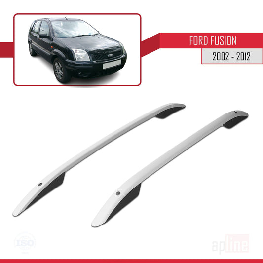 Dakrails Compatible met Ford Fusion 2002-2012 (Korte Wielbasis L1/H1) Dakdrager Bagagedrager (Zelfklevend Model) Grijs