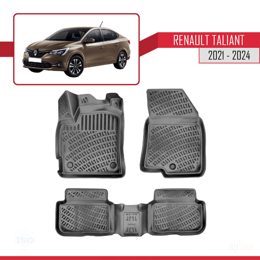 4D Rubbermatten Compatible met Renault Taliant 3 2021-2024 Zwart