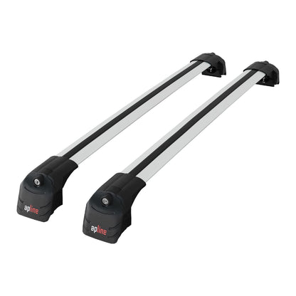 ACE-2 Dakdrager bagagedrager compatibel met Jeep Grand Cherokee 4 (WK2) 2011-2020 Spoorstaven Grijs Aluminium 2 Staven