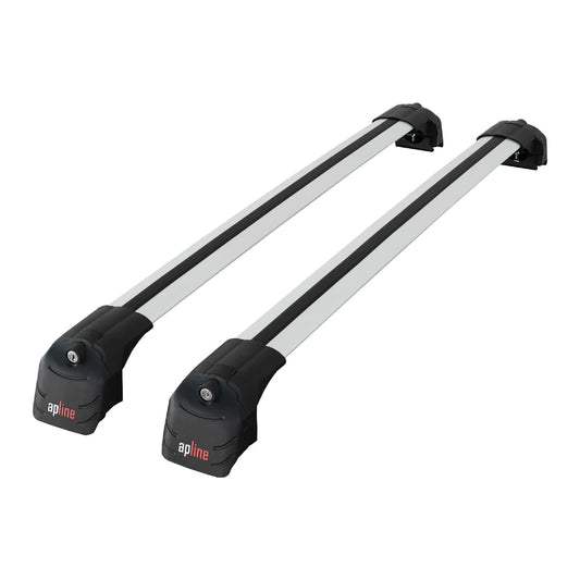 ACE-2 Dakdrager bagagedrager compatibel met Jeep Grand Cherokee 4 (WK2) 2011-2020 Spoorstaven Grijs Aluminium 2 Staven