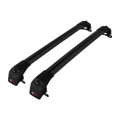 ACE-2 Dakdrager bagagedrager compatibel met Honda CR-V 4 2012-2016 Spoorstaven Zwart Aluminium 2 Staven