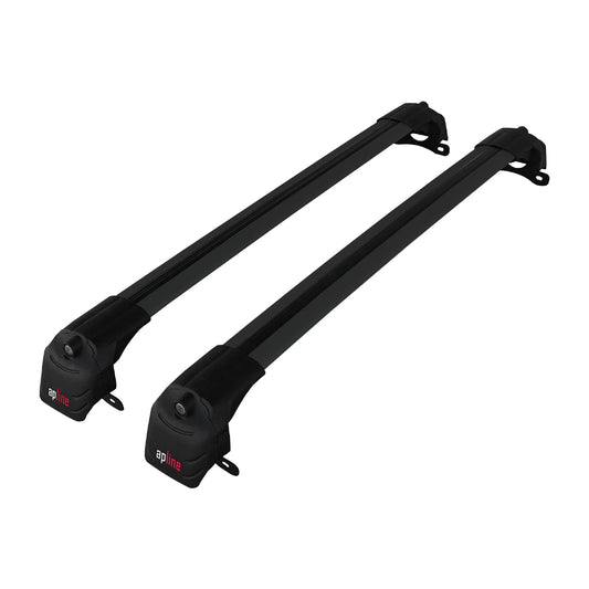 ACE-2 Dakdrager bagagedrager compatibel met Honda CR-V 4 2012-2016 Spoorstaven Zwart Aluminium 2 Staven