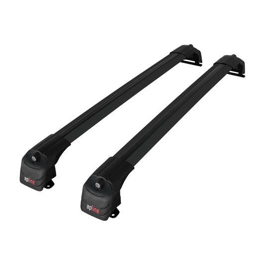 ACE-2 Dakdrager bagagedrager compatibel met Honda CR-V 2 2002-2006 Spoorstaven Zwart Aluminium 2 Staven