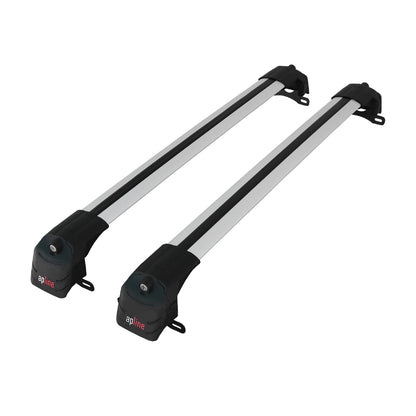 ACE-2 Dakdrager bagagedrager compatibel met Chevrolet Suburban 2015-2020 Spoorstaven Grijs Aluminium 2 Staven