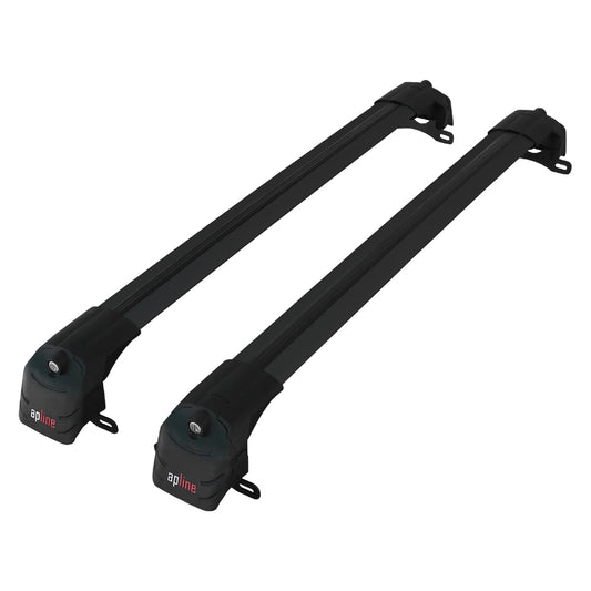 Compatible avec Chevrolet Tahoe 4 2015-2020 ACE-2 Barres de Toit Railing Porte-Bagages de Voiture Noir Aluminium 2 Barres