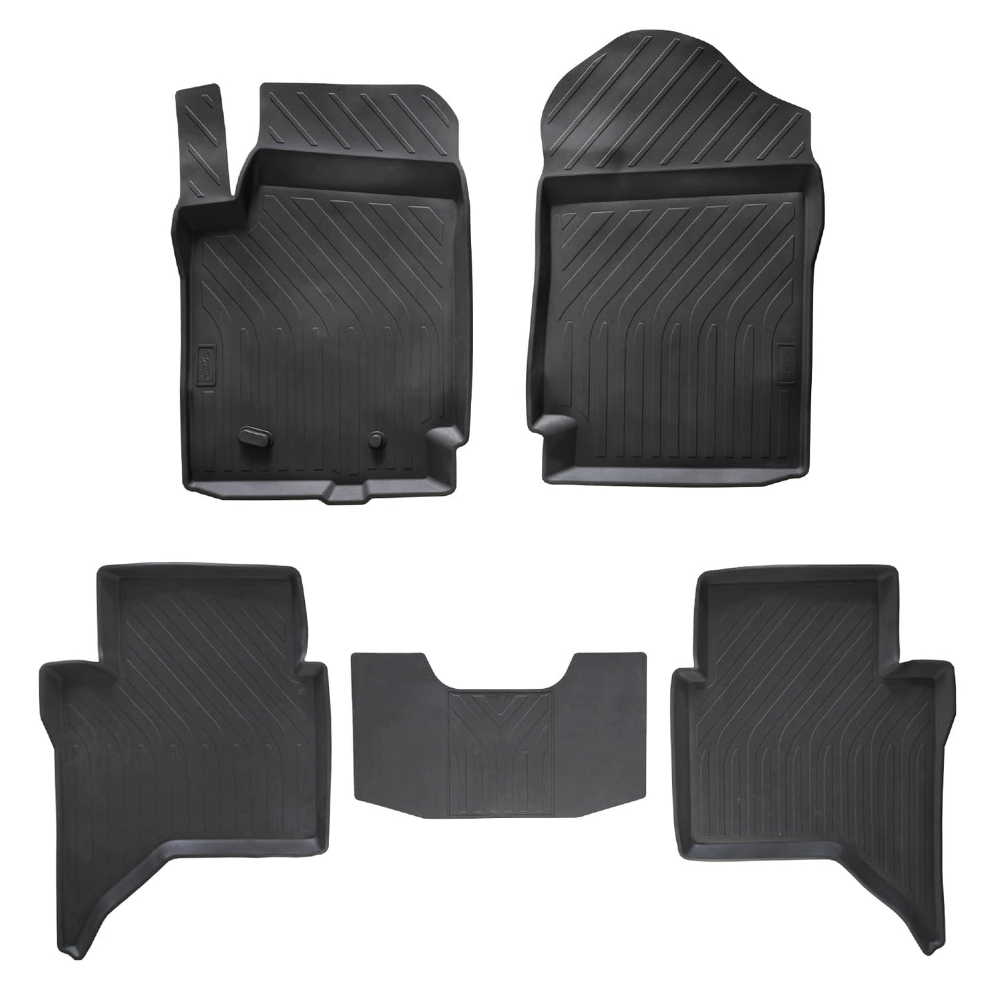 Compatible avec Ford Ranger (P375) 2011-2022 4D Tapis de Voiture Noir