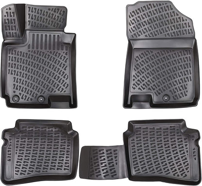 4D Rubbermatten Compatible met Hyundai i20 II (GB) 2015-2019 Zwart