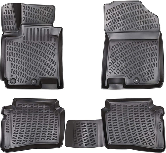 Compatible with Hyundai i20 II (GB) 2015-2019 4D Car mats Black