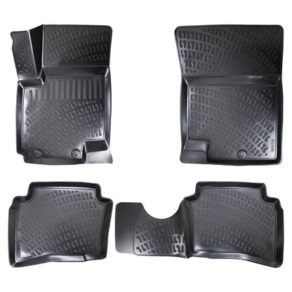4D Rubbermatten Compatible met Hyundai ix20 (JC) 2011-2019 Zwart