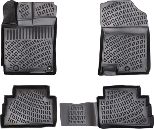 Compatible with Hyundai Kona (OS) 2017-2022 4D Car mats Black