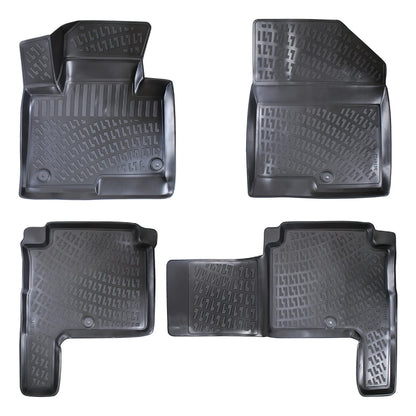 4D Rubbermatten Compatible met Hyundai Santa Fe 3 (DM) 2013-2018 Zwart