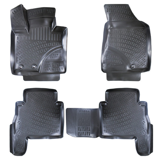 Compatible with Kia Sportage 3 (SL) 2010-2015 4D Car mats Black