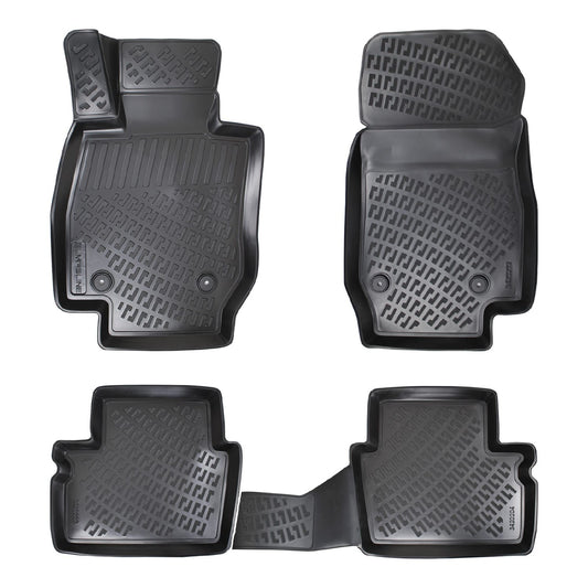 Compatible with Mazda CX-3 (DK) 2016-2021 4D Car mats Black