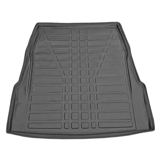 Compatible with Mercedes S Class L (V222) Long Sedan 2016-2020 Flexible Trunk Mats Cargo Liner Black
