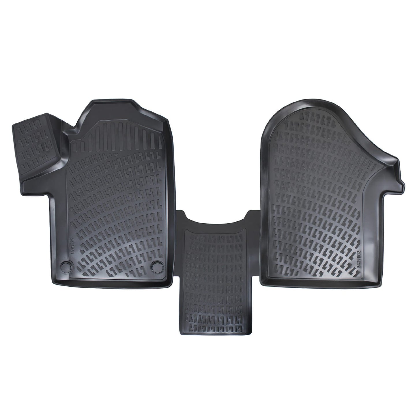 4D Rubbermatten Compatible met Mercedes Viano 3 (W447) 2014-2025 Zwart