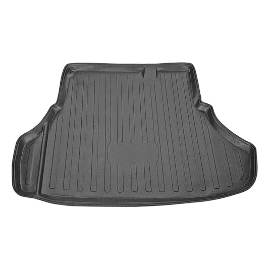 Compatible with Mitsubishi Lancer Sedan 2008-2017 Flexible Trunk Mats Cargo Liner Black