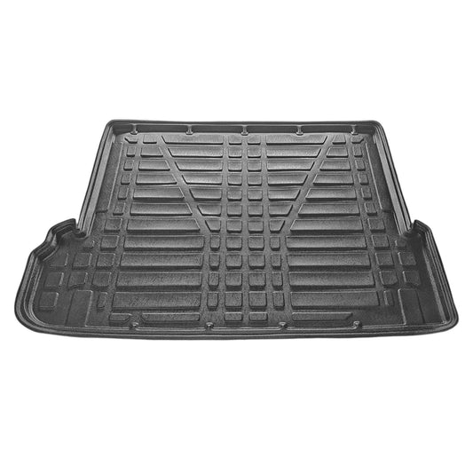 Compatible with Toyota Land Cruiser Prado (J150) (7 Koltuk) 2010-2023 Flexible Trunk Mats Cargo Liner Black