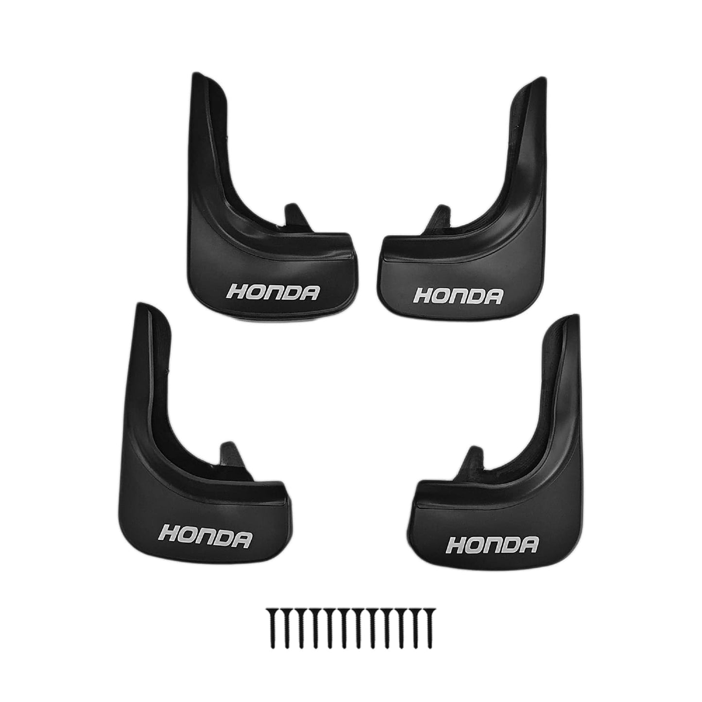 Compatible avec Honda Jeu de Bavettes Garde-boue Avant et Arrière de Voiture 4 Pcs Noir