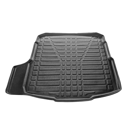 Compatible with Volkswagen Passat B8 (3G) Impression Post-Facelift 2019-2023 Flexible Trunk Mats Cargo Liner Black
