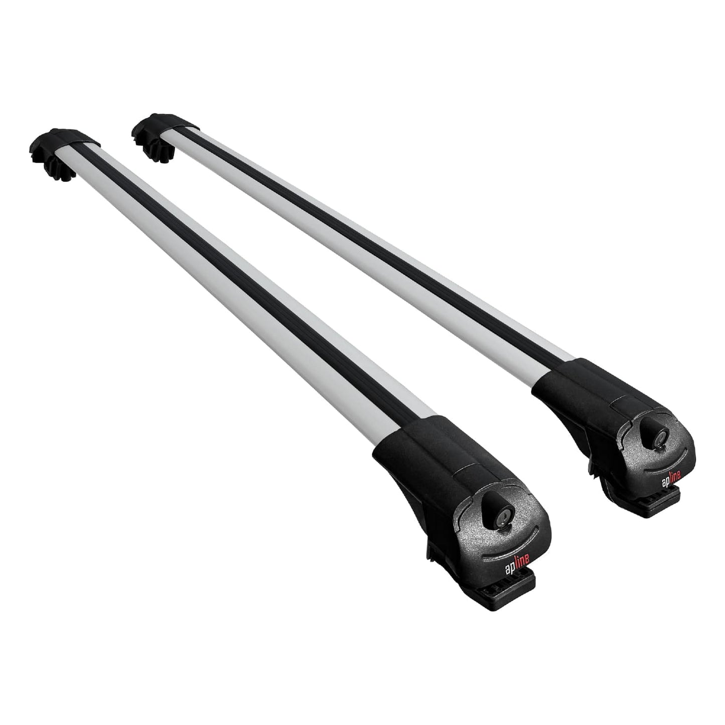 ACE-1 Dakdrager bagagedrager compatibel met Kia Borrego (HM) 2008-2019 Spoorstaven Grijs Aluminium 2 Staven