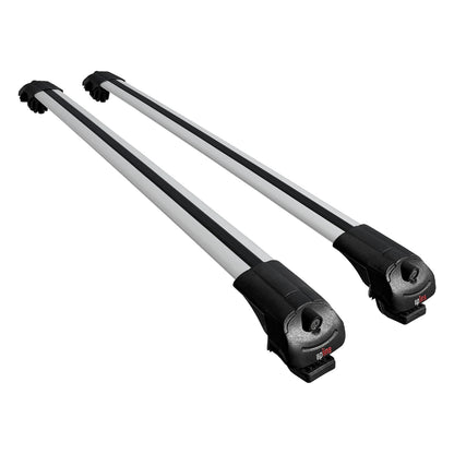 ACE-1 Dakdrager bagagedrager compatibel met Kia Borrego (HM) 2008-2019 Spoorstaven Grijs Aluminium 2 Staven