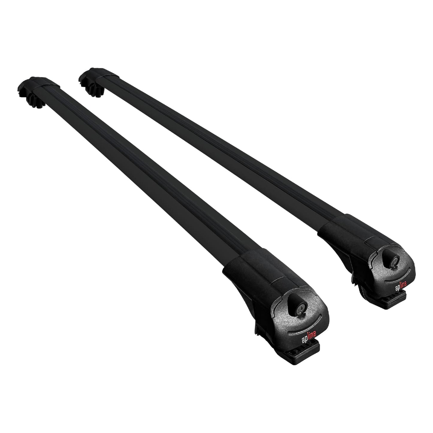 Compatible avec Renault Laguna 3 Estate 2007-2013 ACE-1 Barres de Toit Railing Porte-Bagages de Voiture Noir Aluminium 2 Barres