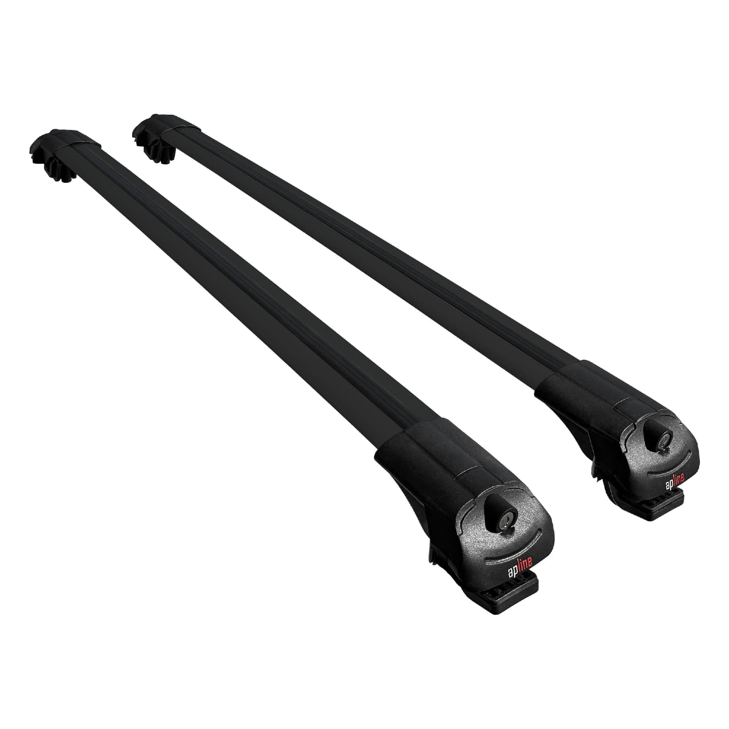 Compatible avec Renault Laguna 3 Estate 2007-2013 ACE-1 Barres de Toit Railing Porte-Bagages de Voiture Noir Aluminium 2 Barres