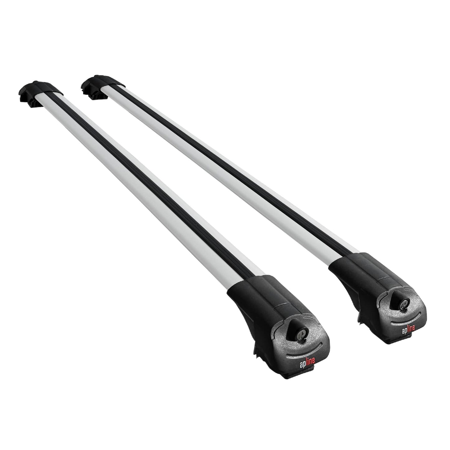 Compatible avec Kia Soul (AM) HB 2009-2013 ACE-1 Barres de Toit Railing Porte-Bagages de Voiture Gris Aluminium 2 Barres