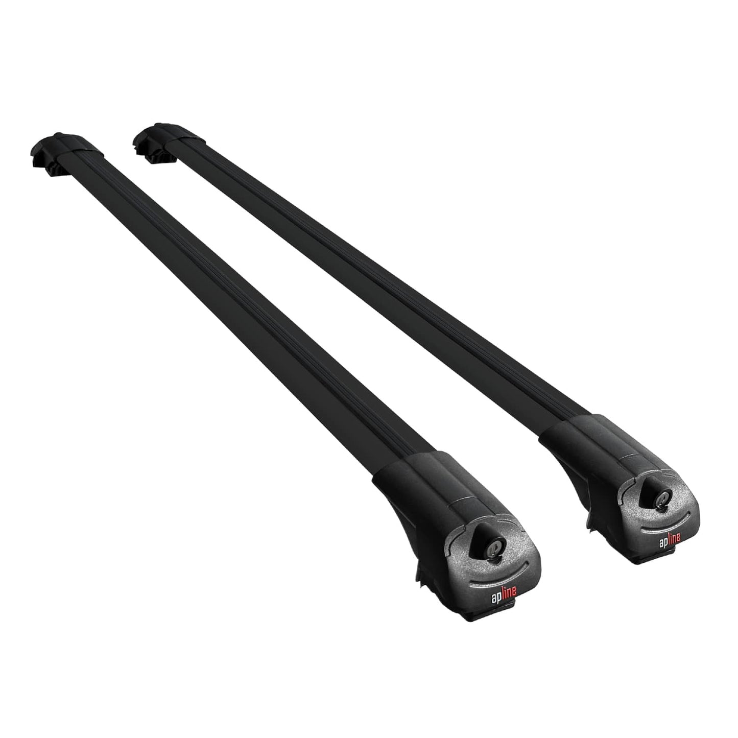 Compatible avec Ford Ranger (P703) 2022-2024 ACE-1 Barres de Toit Railing Porte-Bagages de Voiture Noir Aluminium 2 Barres