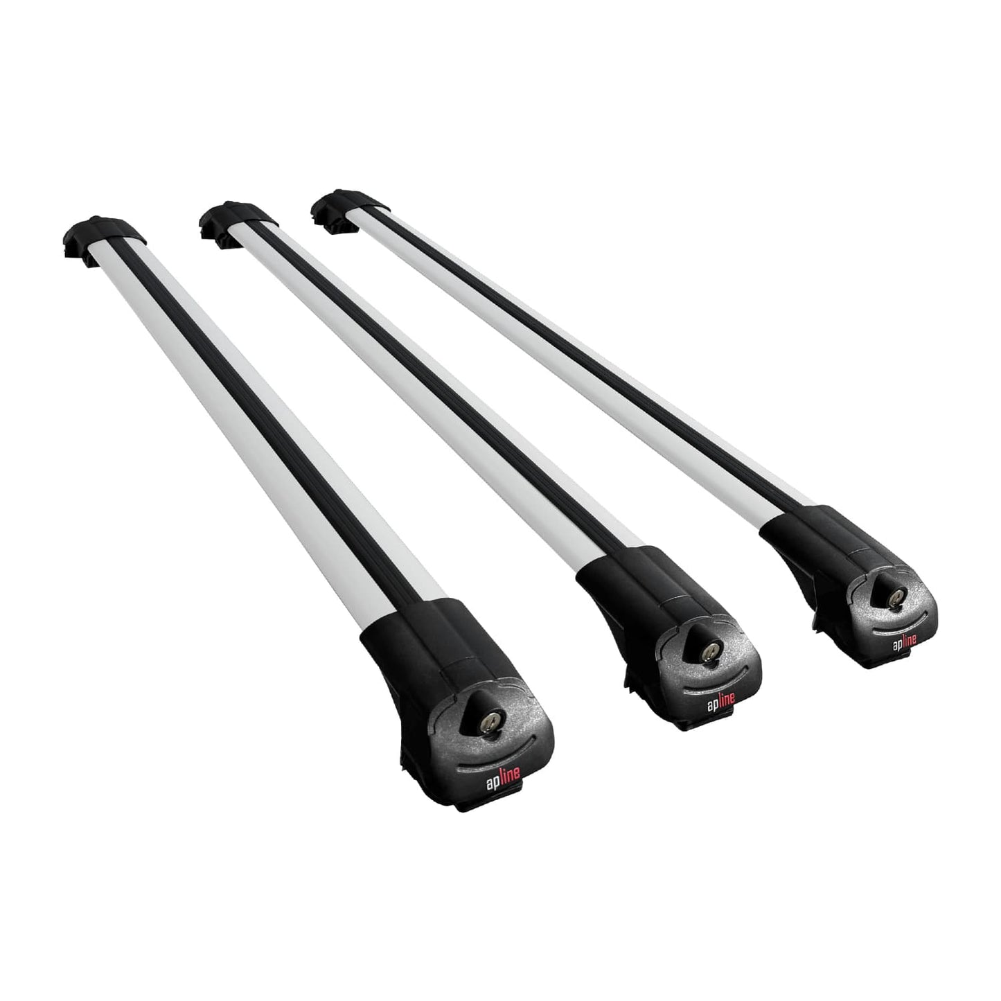 ACE-1 Dakdrager bagagedrager compatibel met Mercedes Metris (W447) 2014-2025 Spoorstaven Grijs Aluminium 3 Staven