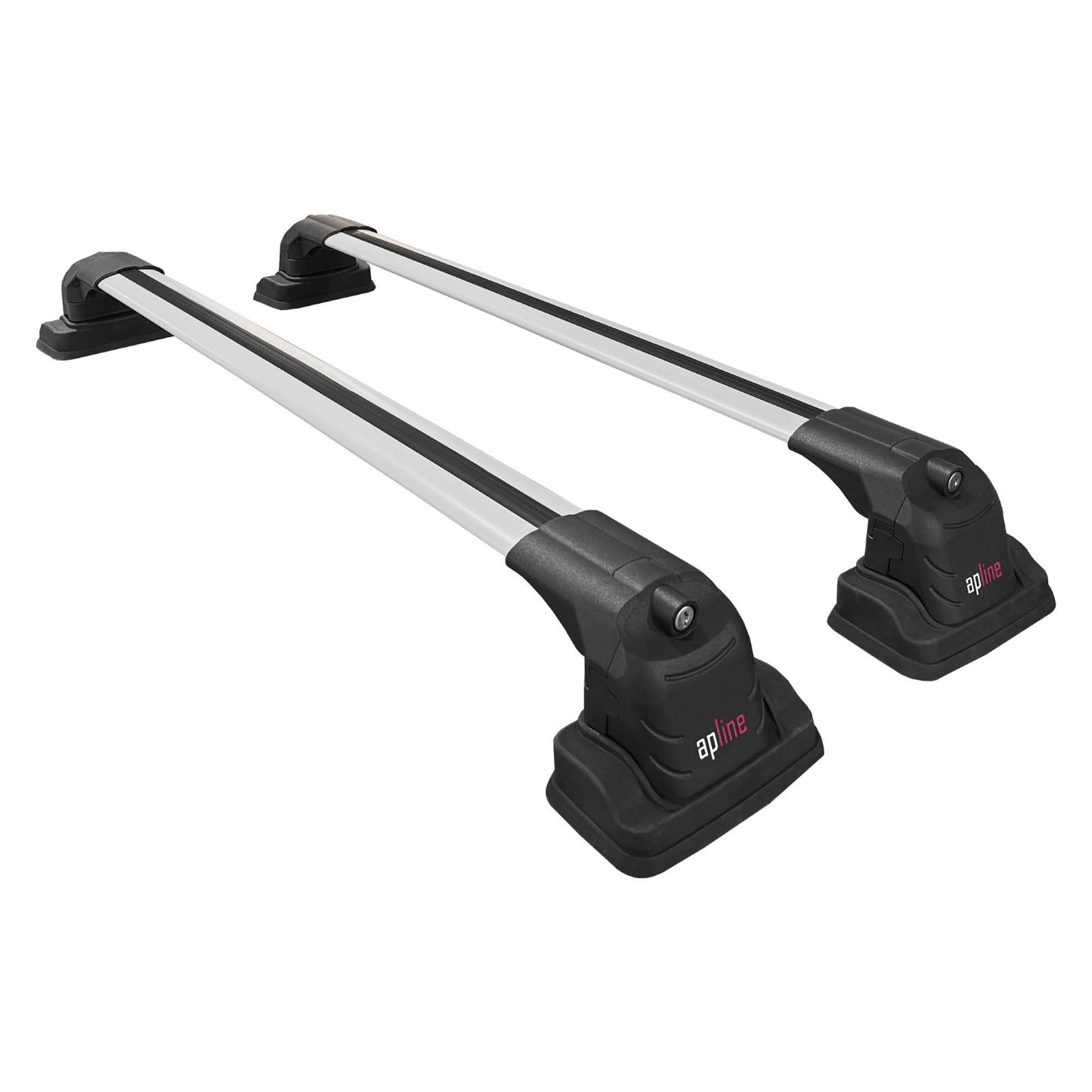 ACE-3 Dakdrager bagagedrager compatibel met BMW Serie 1 (F21) 2012-2019 Spoorstaven Grijs Aluminium 2 Staven
