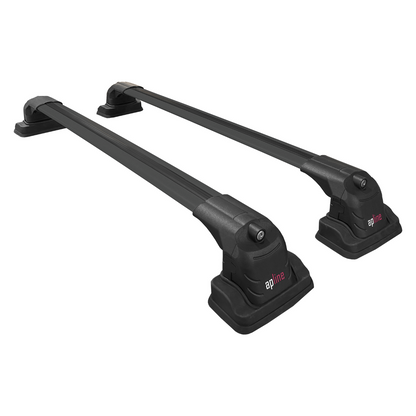 ACE-3 Dakdrager bagagedrager compatibel met BMW Serie 1 (F21) 2012-2019 Spoorstaven Zwart Aluminium 2 Staven
