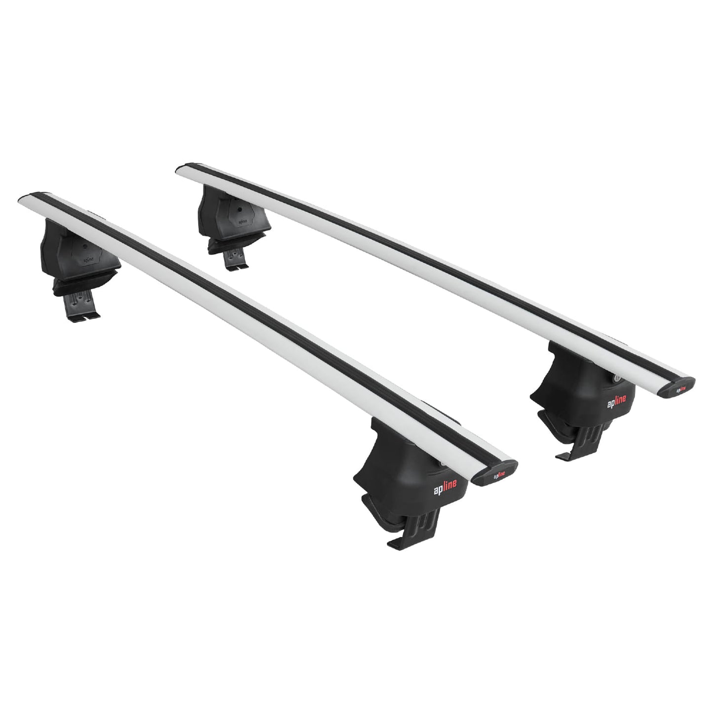 ACE-4 Dakdrager bagagedrager compatibel met Honda Civic 9 (FB) Sedan 2012-2015 Spoorstaven Grijs Aluminium 2 Staven