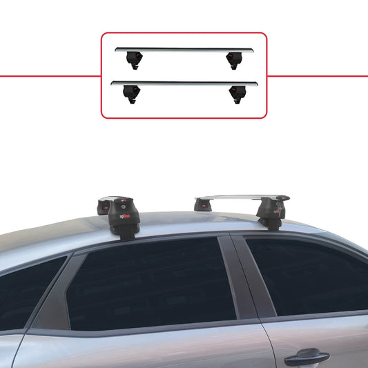 ACE-4 Dakdrager bagagedrager compatibel met C4 III (C41) 2020-2025 Spoorstaven Grijs Aluminium 2 Staven