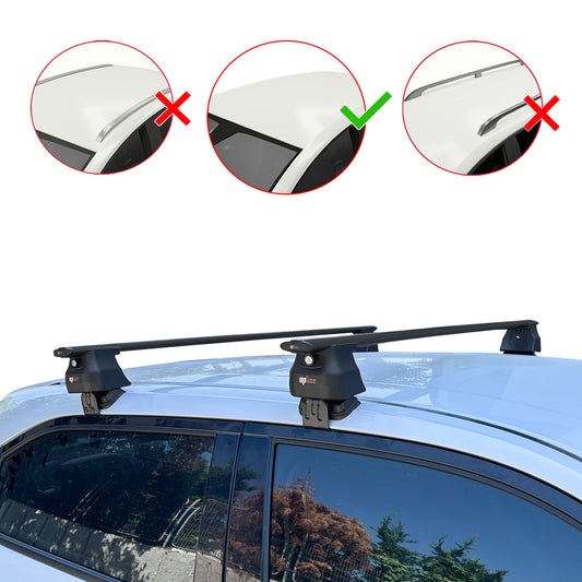 ACE-4 Dakdrager bagagedrager compatibel met Honda HR-V 3 2022-2025 Spoorstaven Zwart Aluminium 2 Staven