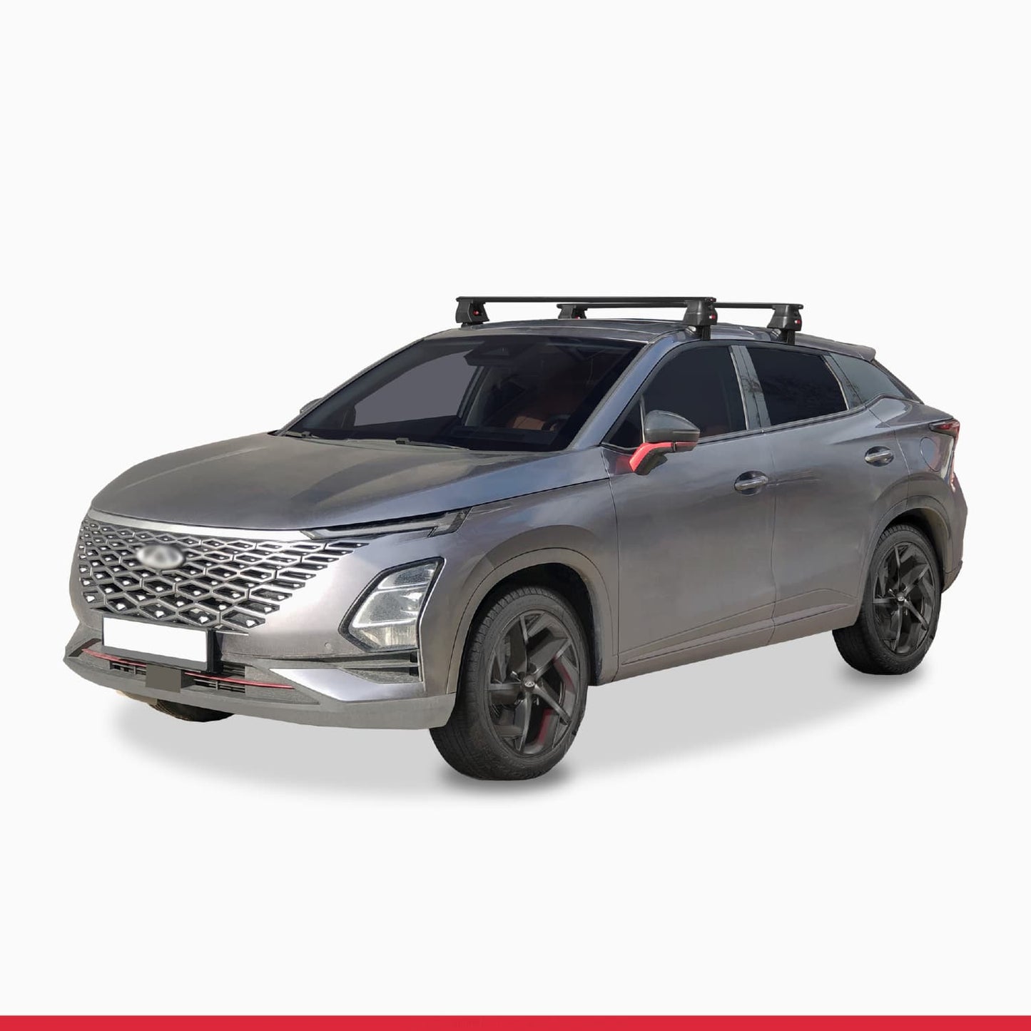 Compatible avec Chery Omoda 5 2023-2025 ACE-4 Barres de Toit Railing Porte-Bagages de Voiture Noir Aluminium 2 Barres