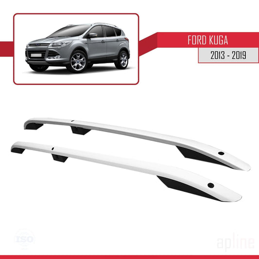 Dakrails Compatible met Ford Kuga 2 (C520) 2013-2019 (Korte Wielbasis L1/H1) Dakdrager Bagagedrager Grijs