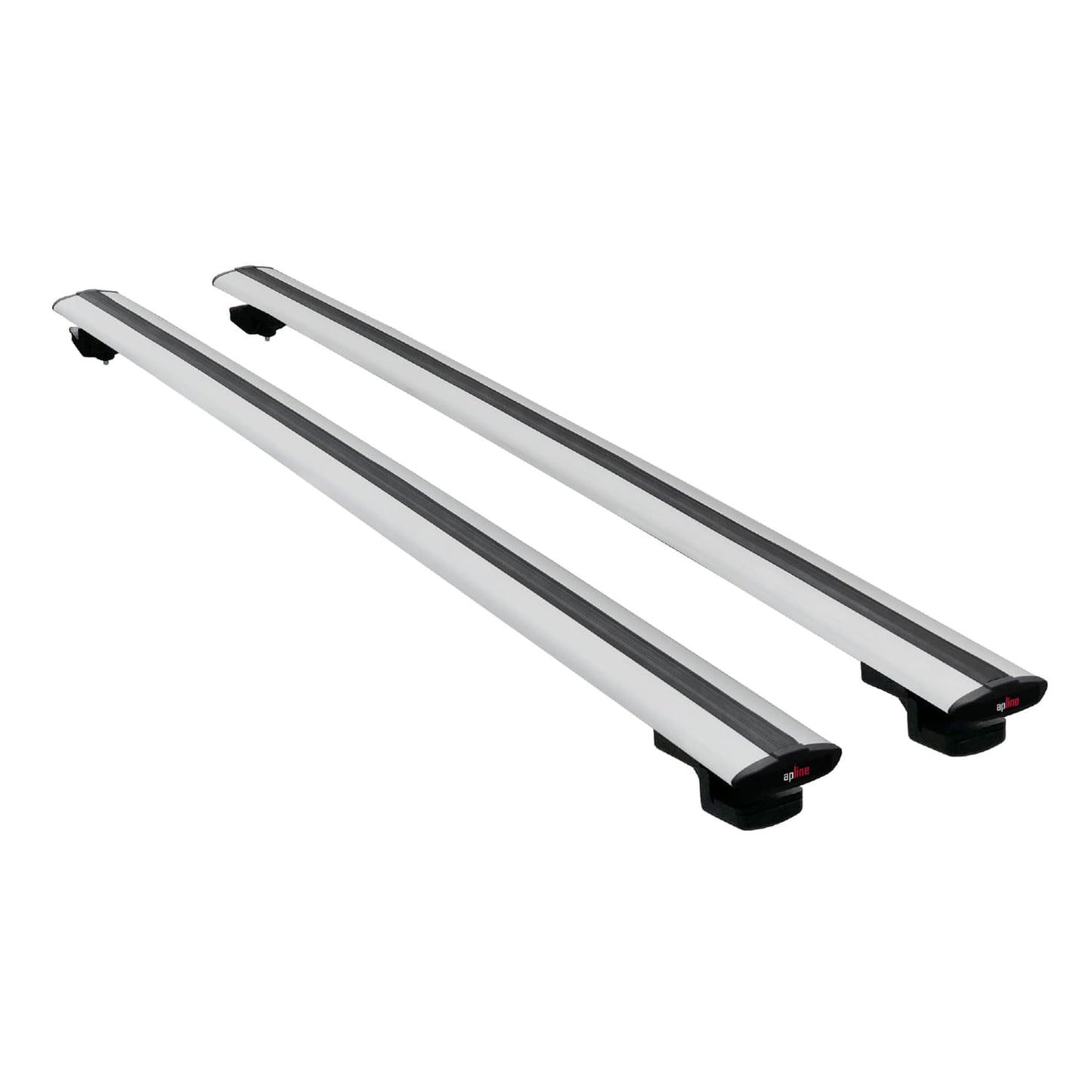 Compatible with Ssangyong Korando 3 (C200) 2010-2019 BASIC Model Car Roof Rack Cross Bar Grey Aluminium 2 Bars