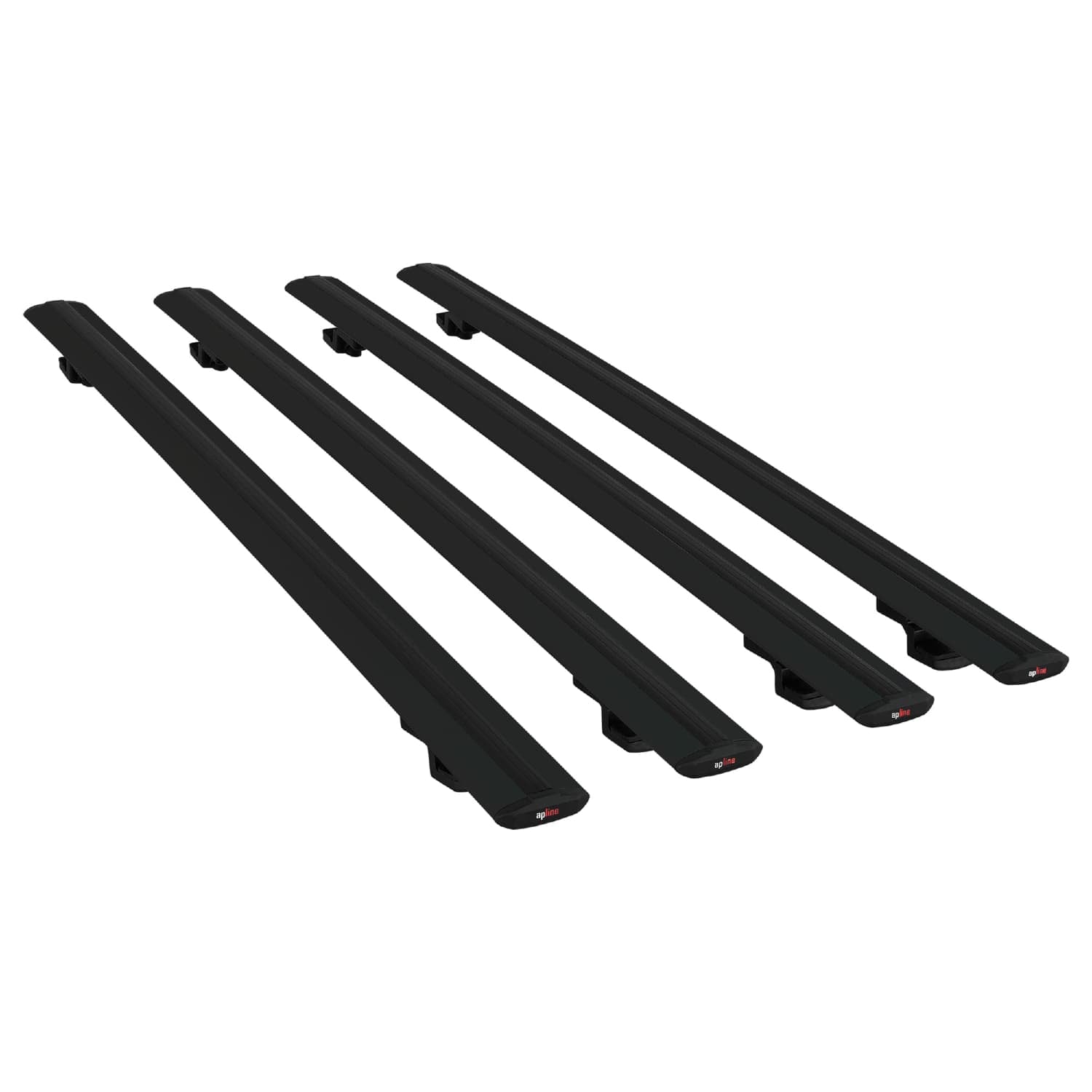 Compatible avec Chevrolet Tahoe 1995-2000 BASIC Model Barres de Toit Railing Porte-Bagages de Voiture Noir Aluminium 4 Barres