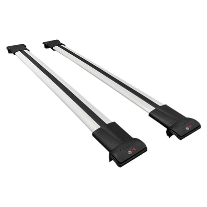 Compatible avec Subaru Outback Wilderness 2022-2024 FLY Model Barres de Toit Railing Porte-Bagages de Voiture Gris Aluminium 2 Barres