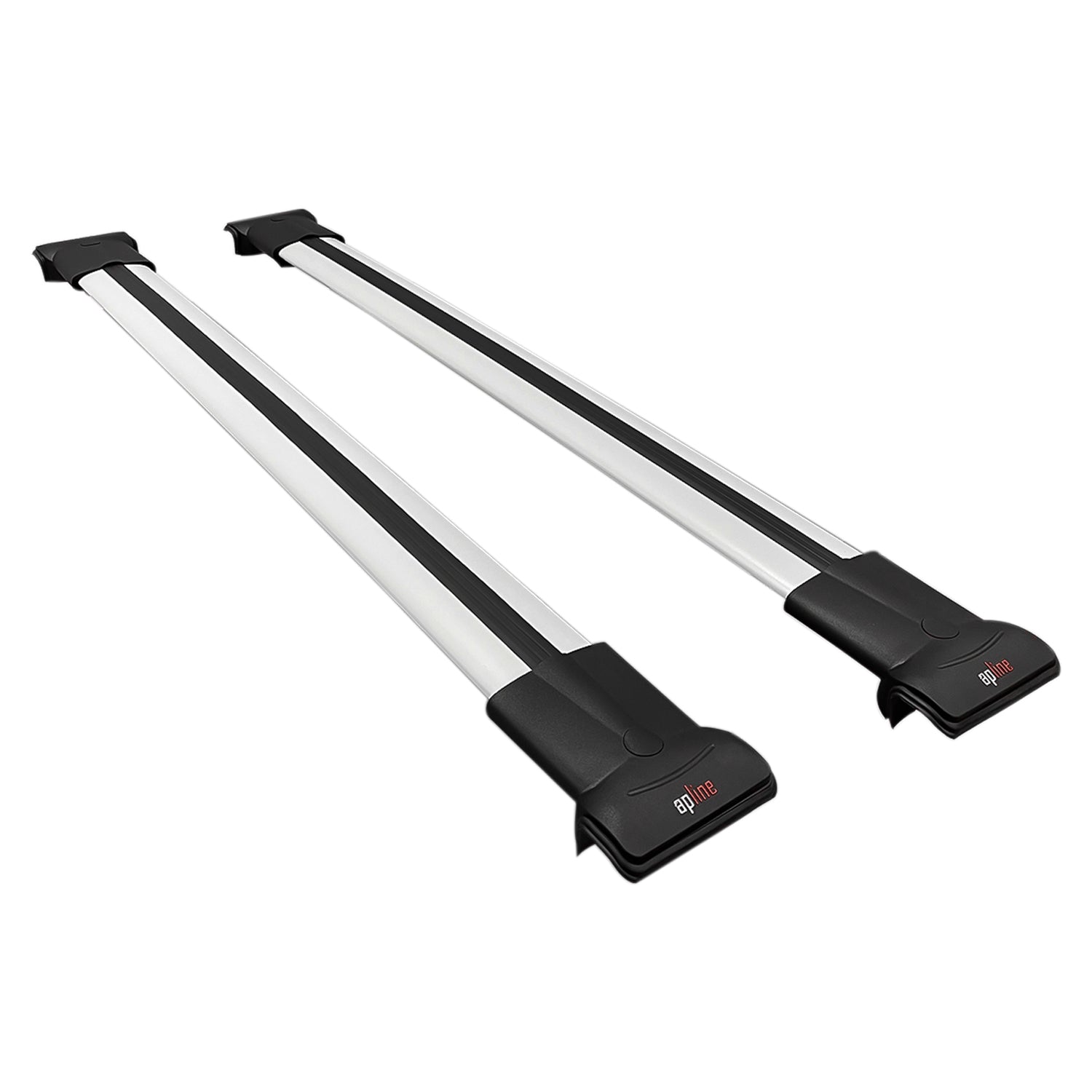 Compatible avec Hyundai Santa Fe 2024-2025 FLY Model Barres de Toit Railing Porte-Bagages de Voiture Gris Aluminium 2 Barres