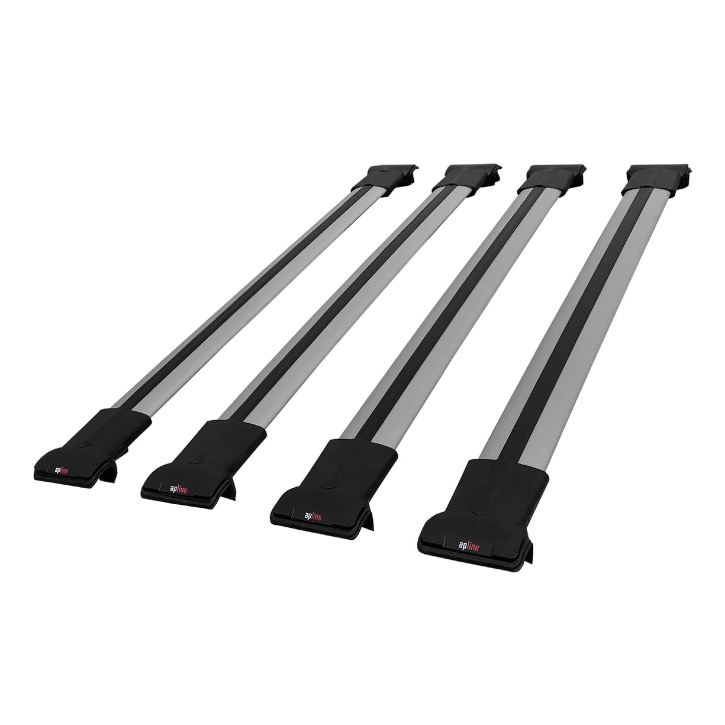FLY Model Dakdrager bagagedrager compatibel met Fiat Talento 2016-2021 Spoorstaven Grijs Aluminium 4 Staven