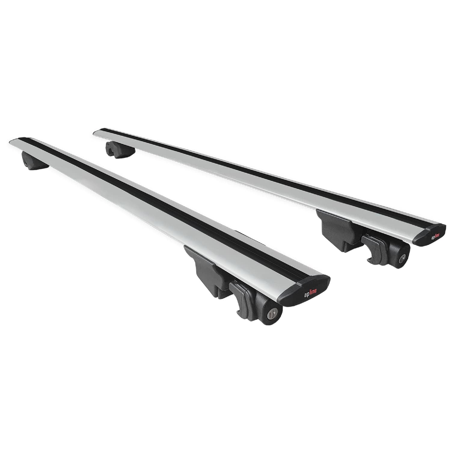 Compatible avec Cadillac XT6 2020-2024 HOOK Model Barres de Toit Railing Porte-Bagages de Voiture Gris Aluminium 2 Barres