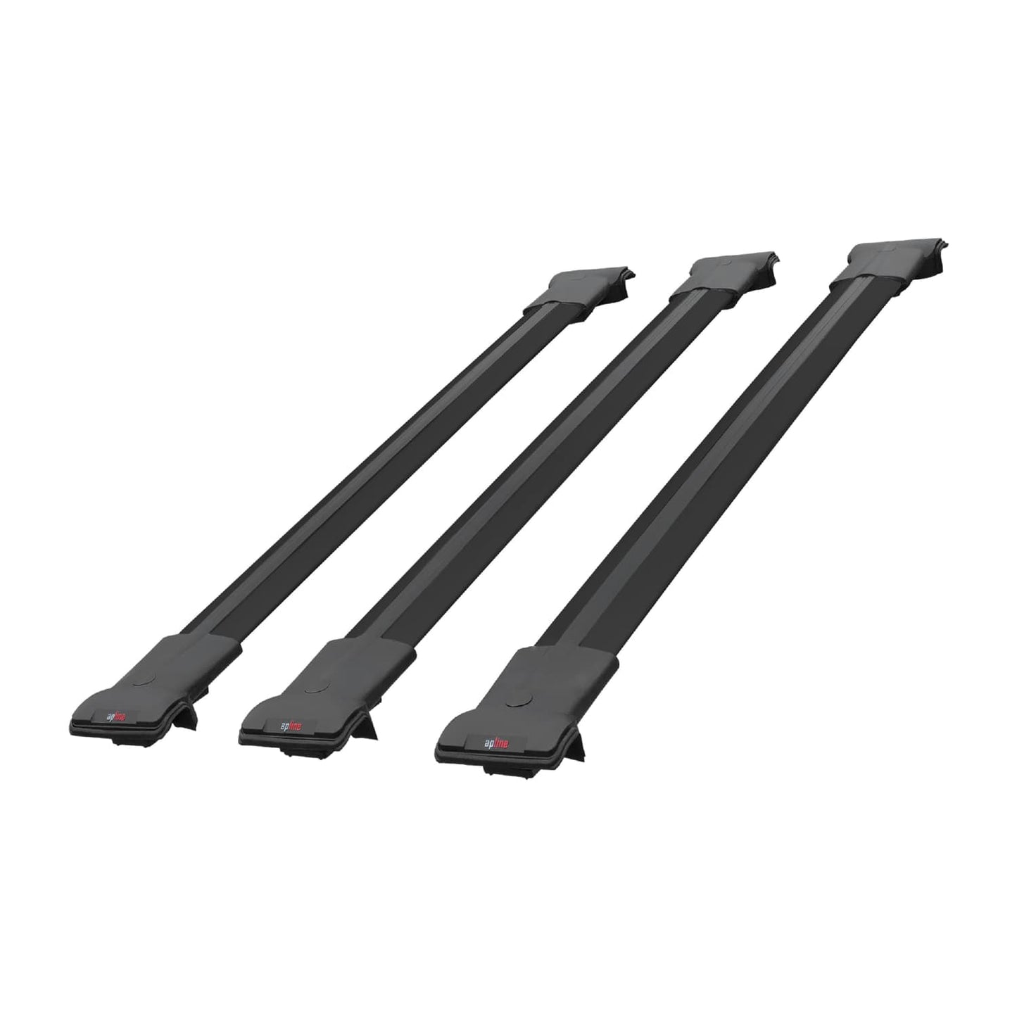 Compatible with Ram V1000 2015-2022 FLY Model Car Roof Rack Cross Bar Black Aluminium 3 Bars